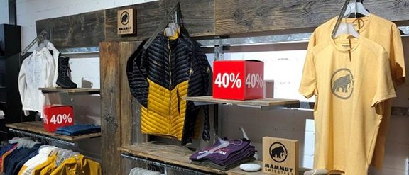 Mammut Hiking Textil Ausverkauf bei Stef's Bergsport Weite