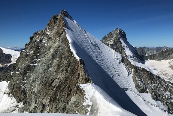 Obergabelhorn über Arbengrat