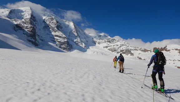 Skihochtour Britannia Hütte mit Bergführer