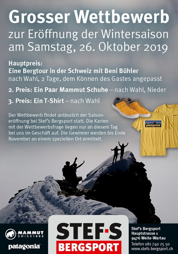 Wettbewerb zum Winterstart 2019/2020