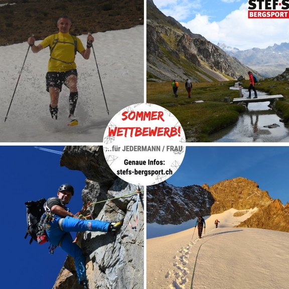 Sommer-Wettbewerbe bei Stef's Bergsport Weite Sommer-Wettbewerbe bei Stef's Bergsport Weite